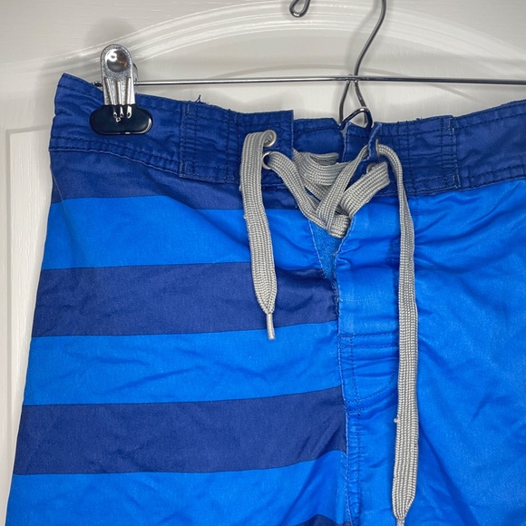 Striped Toronto Blue Jays Swim Shorts - Picture 2 of 6